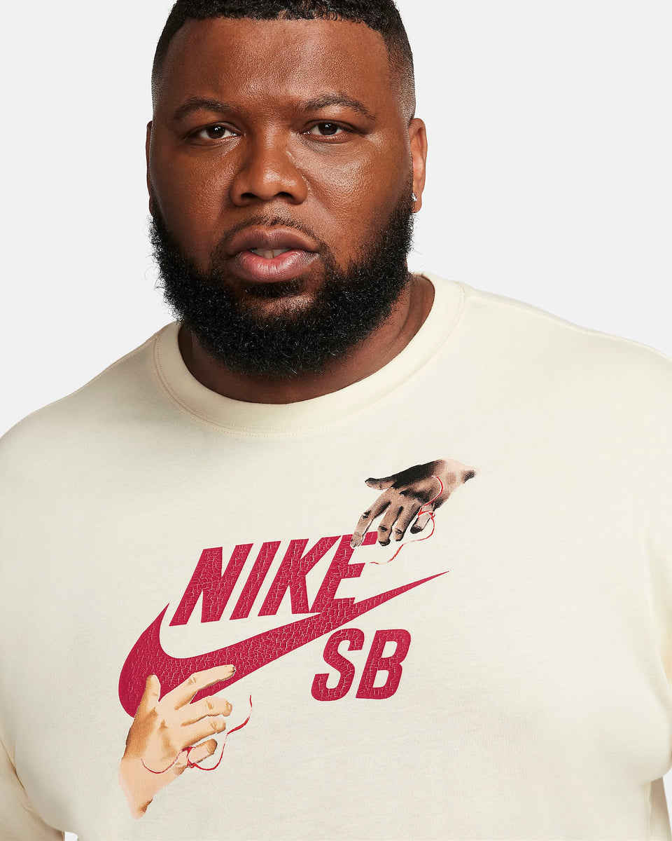 Nike SB Striped Long Sleeve Tee - Purple Ink / Campfire Orange