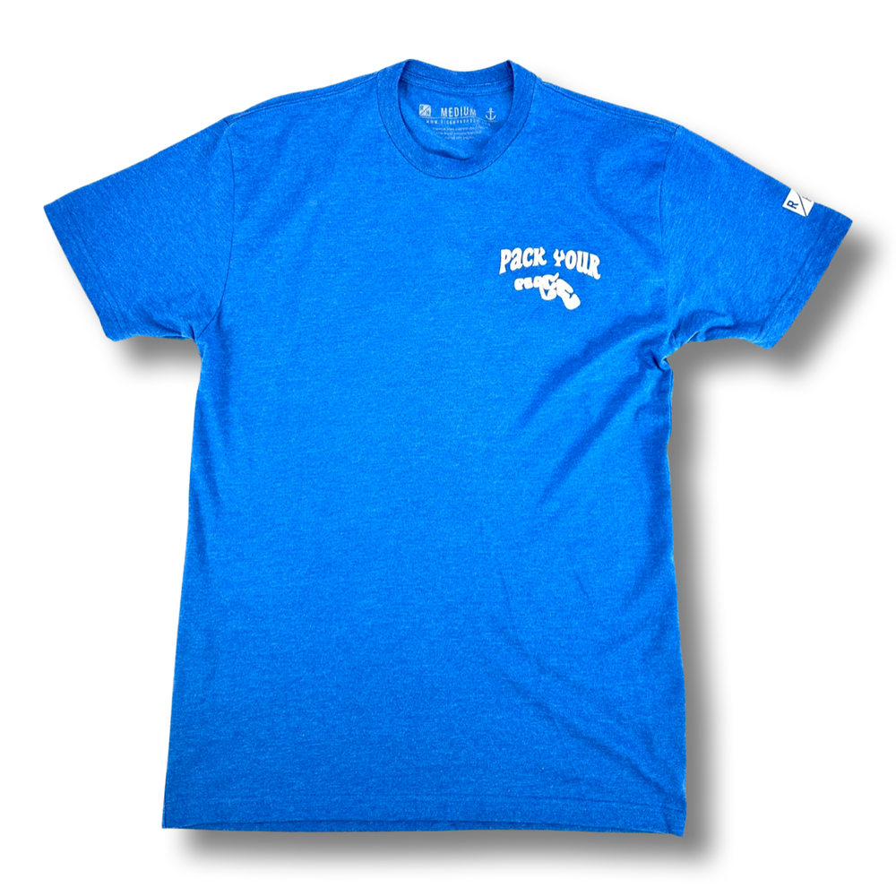 Pack Your Peace T - Blue
