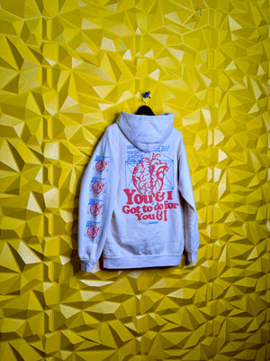 
                  
                    Get Something Hoodie - Cream / Blue / Raspberry
                  
                