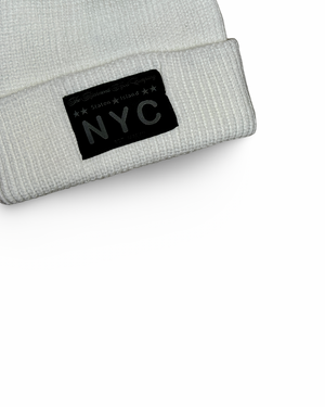 
                  
                    Callender NYC Fisherman Beanie - White
                  
                