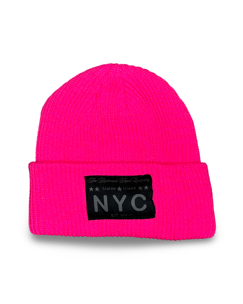 Callender NYC Fisherman Beanie - Pink