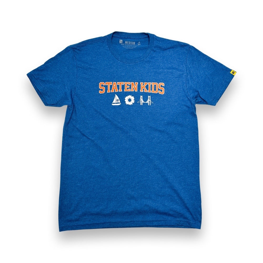 Staten Kids T Shirt - Blue - Voyage - Kids