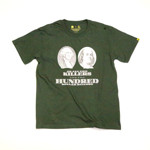 
                  
                    No Feelings T Shirt - Money Green
                  
                