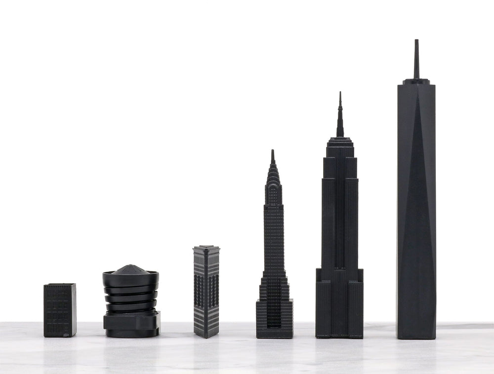 
                  
                    Chess Set Acrylic NEW YORK vs LOS ANGELES Edition with Wood Hatch Board
                  
                