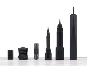 
                  
                    Chess Set Acrylic NEW YORK vs LOS ANGELES Edition with Wood Hatch Board
                  
                