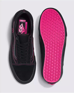 Pink and black vans for girls online