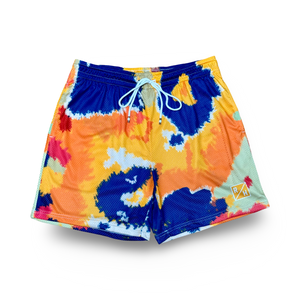 
                  
                    Metro Shorts - Orange / Blue
                  
                
