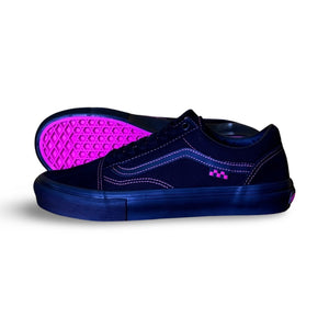 Hot pink and black vans deals
