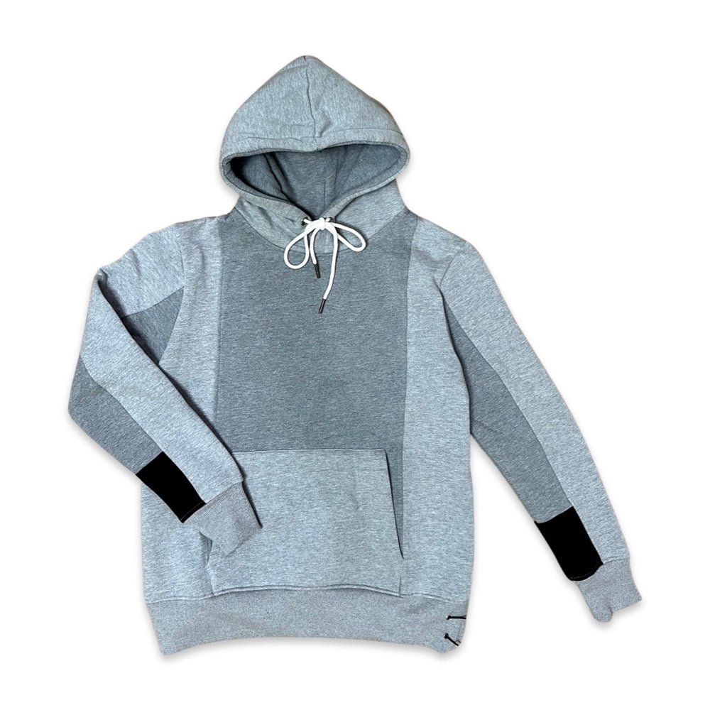 Paneled Hoodie Grey Haze Richmond Hood Company