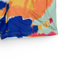 
                  
                    Metro Shorts - Orange / Blue
                  
                
