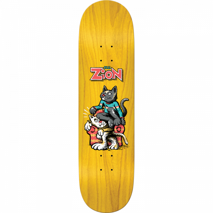 REAL ZION WRIGHT COMIX DECK-8.06 YELLOW FULL SE