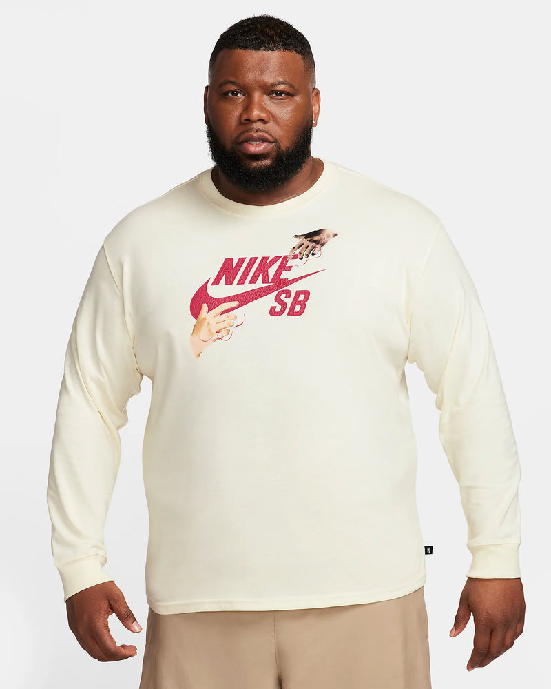 Nike SB City of Love Coconut Milk Long-Sleeve Shirt, M