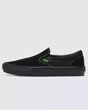 
                  
                    Vans Slip On - Neon Black / Green
                  
                