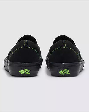 Vans Slip On Neon Black Green Richmond Hood Company