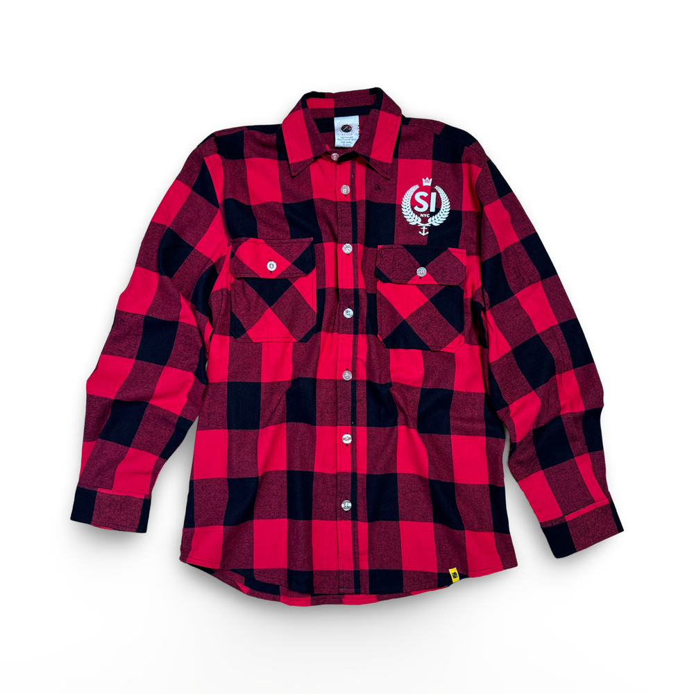 SI Crest Flannel Red/Black