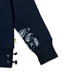 
                  
                    Paneled Hoodie - Black Paisley
                  
                