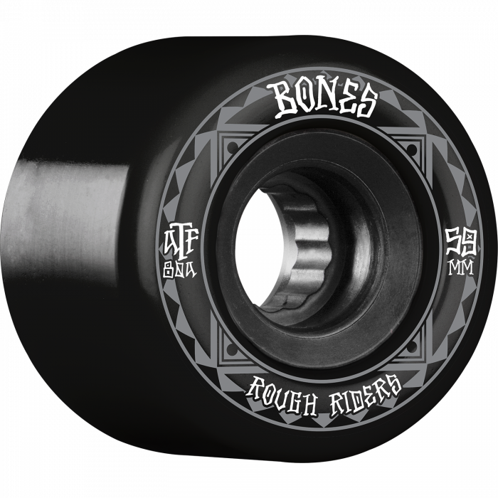 BONES ATF ROUGH RIDER Wheels 59mm 80a BLK/BLK