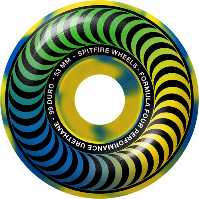 SF F4 99A CLASSIC MULTISWIRL 53MM YEL/BLU/GRN