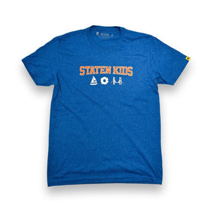 
                  
                    Staten Kids T Shirt - Blue - Voyage
                  
                