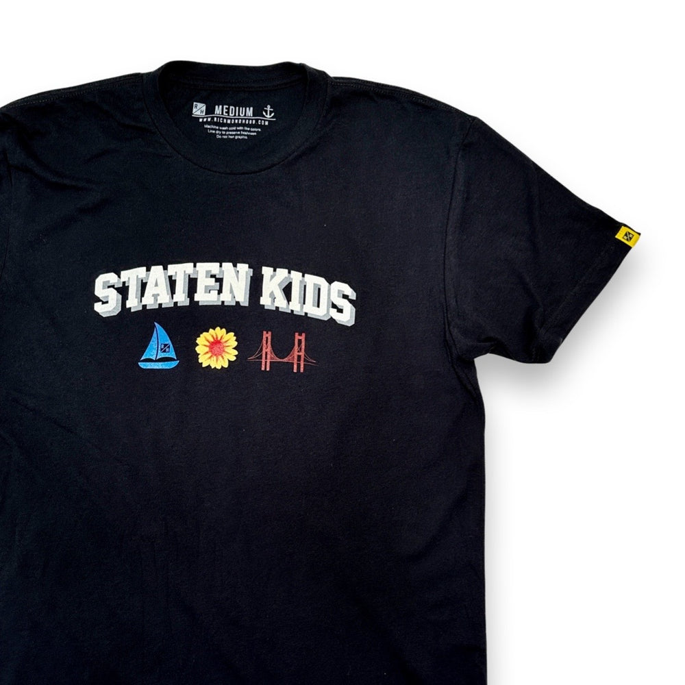 
                  
                    Staten Kids T Shirt - Black - Voyage
                  
                