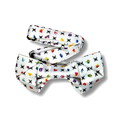 Trumpets Ribbon Bow Tie