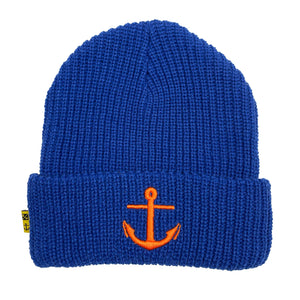 Company Beanie RHC – Hood - - Navy/Orange Anchor Richmond