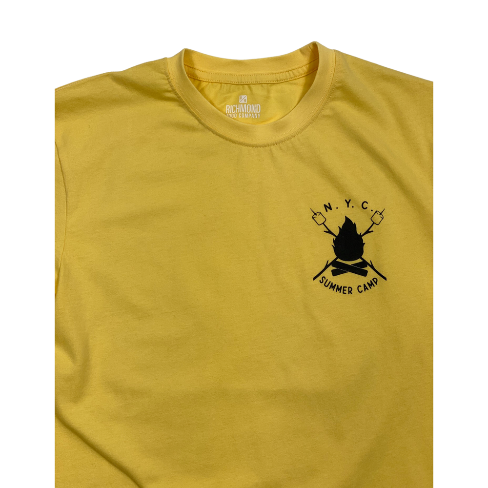
                  
                    New York City Summer Camp T Shirt - Lemon
                  
                