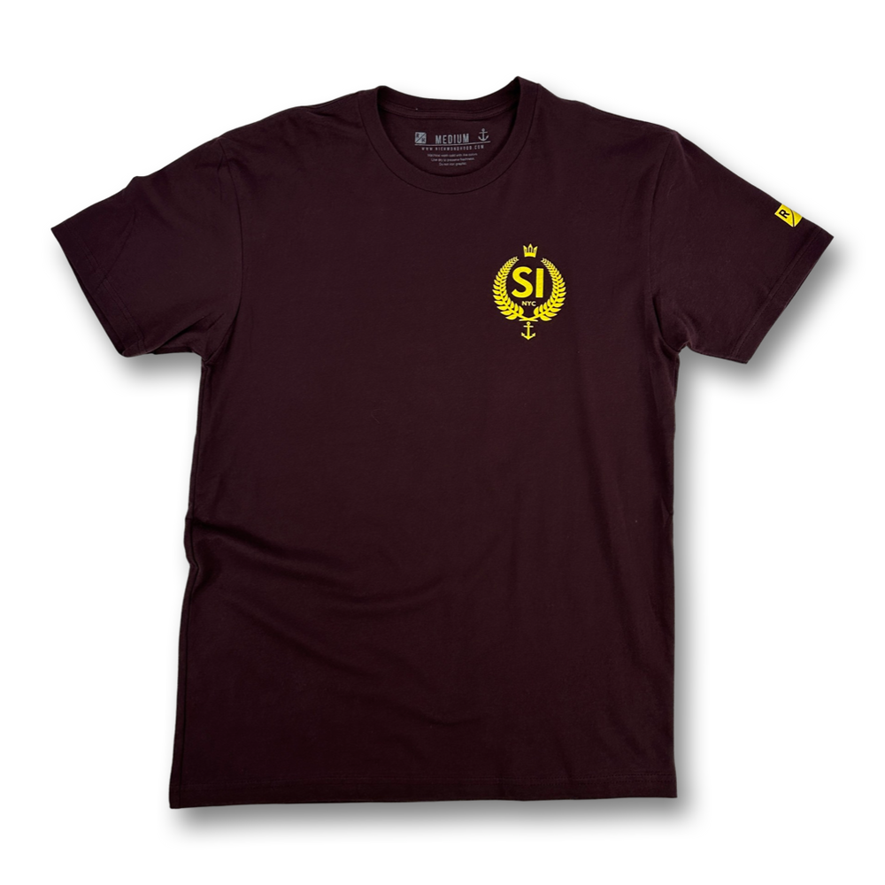 SI NYC Crest T - Oxblood