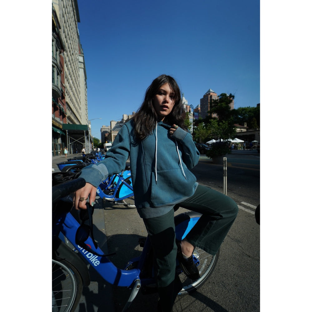 
                  
                    Paneled Hoodie - Blue Haze
                  
                