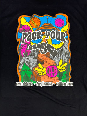 
                  
                    Pack Your Peace T - Black
                  
                