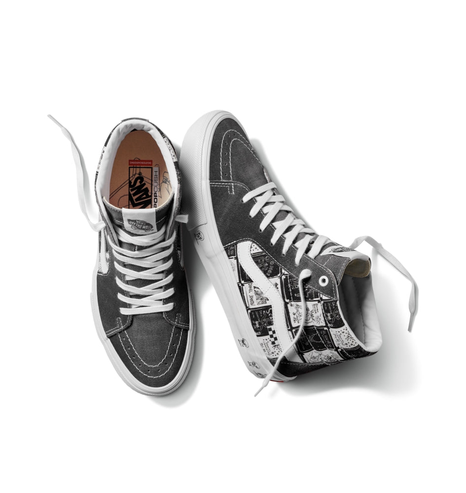 Vans Skate Sk8 Hi Daniel Johnston Raven 11