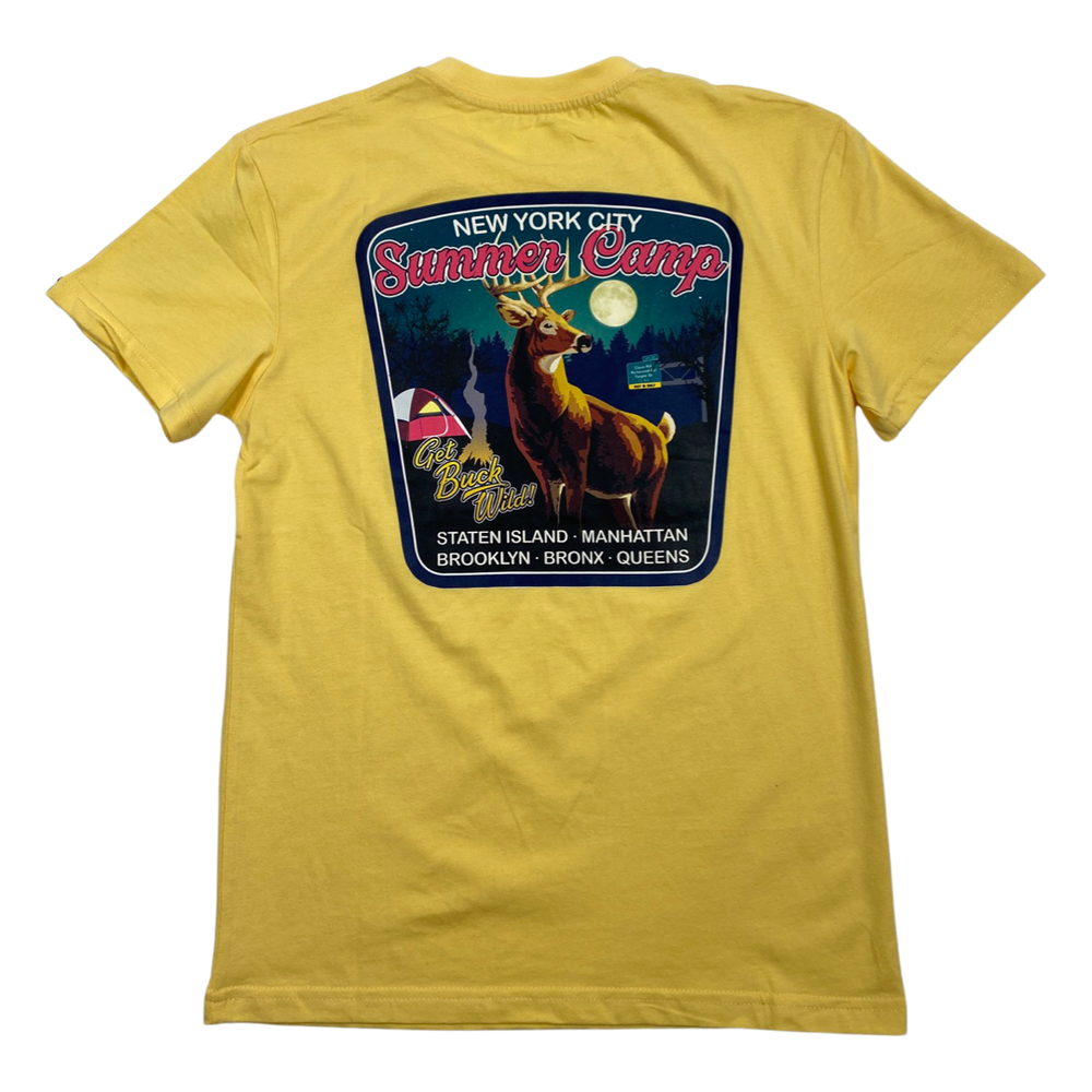 
                  
                    New York City Summer Camp T Shirt - Lemon
                  
                