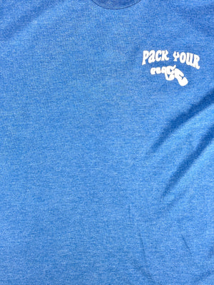 
                  
                    Pack Your Peace T - Blue
                  
                