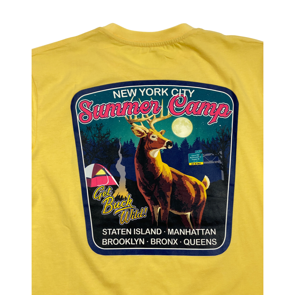 
                  
                    New York City Summer Camp T Shirt - Lemon
                  
                